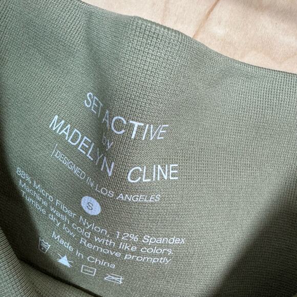 SET ACTIVE Women’s Sculptflex 7/8 Moss Leggings Size Small - Picture 6 of 7